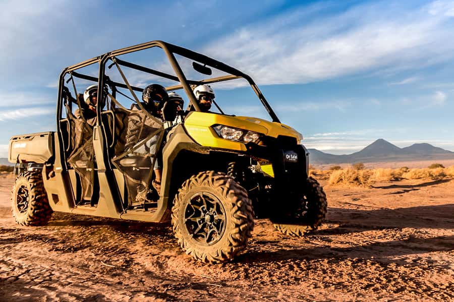 San Pedro de Atacama: Guided Buggy Tour Through the Desert - The first tracks: sand, riverbeds, and mountain climbs