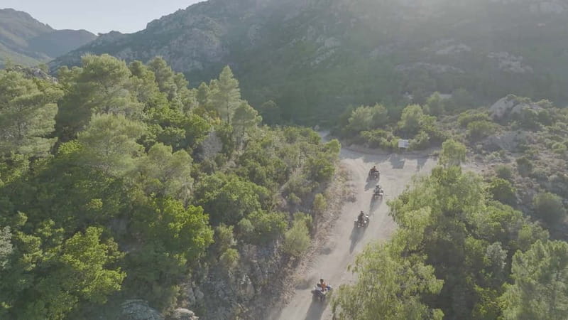 San Teodoro: Quad Tour with Tasting & Natural Pools - The quad ride through Monte Nieddu