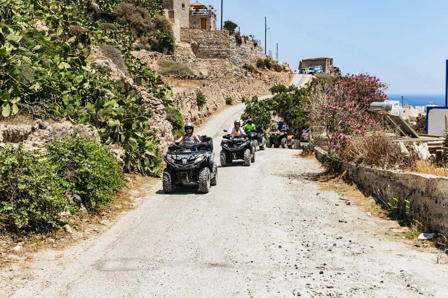 Santorini: ATV Quad Bike Tour with Lunch and Pickup - Key points at a glance