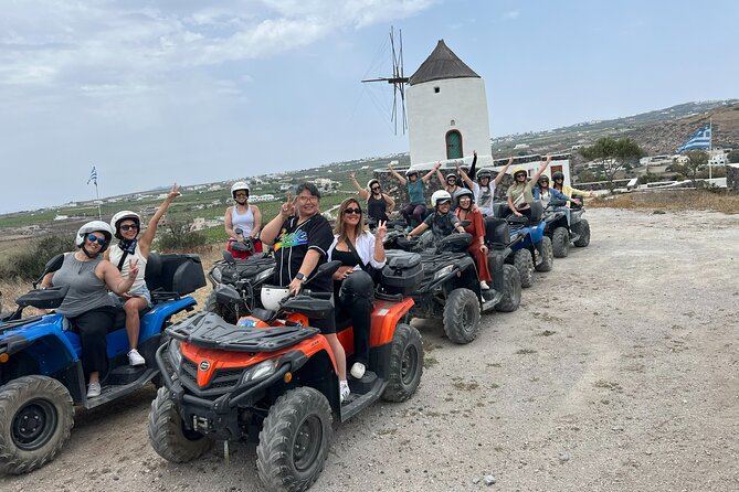 Santorini ATV-Quad Experience: Off-Road Adventure & Hotel Pickup - Wine tasting inside an old canava