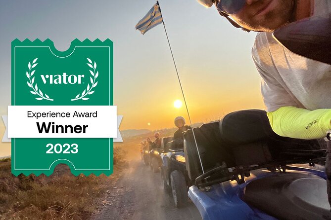 Santorini ATV-Quad Experience: Off-Road Adventure & Hotel Pickup - The Heart of Santorini and the caldera view