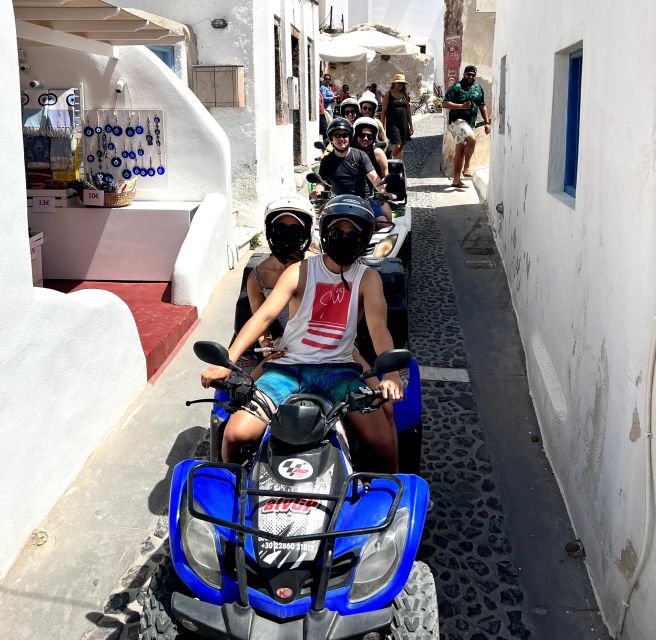 Santorini: ATV-Quad Experience Tour + Transportation - Safety is a real part of the experience