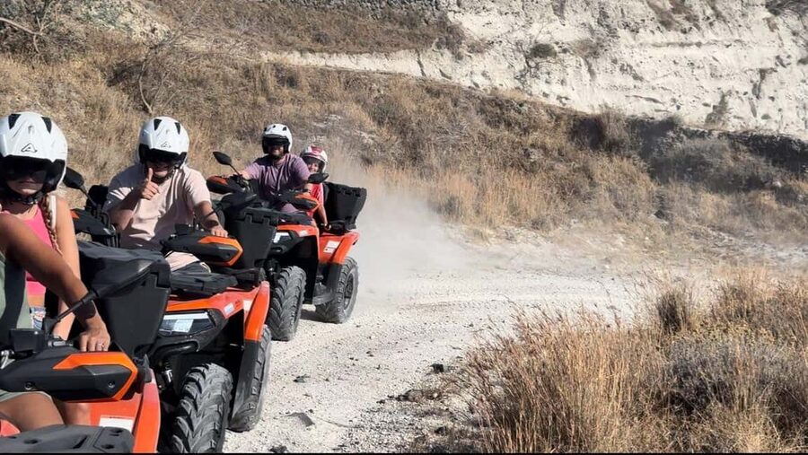 Santorini: ATV-Quad Off-Road Safari with Hidden Trails - Prophet Elias and the volcanic south