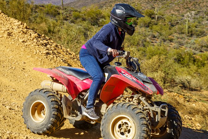 Self-Guided Centipede Desert ATV Rental - The practice course before the desert trails