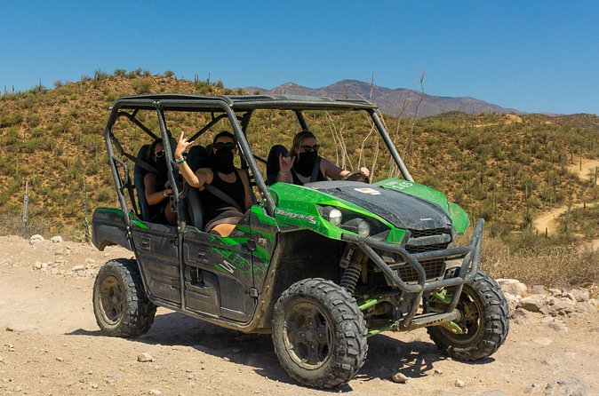 Self-Guided Centipede Desert UTV Rental - Following the paper map through the desert