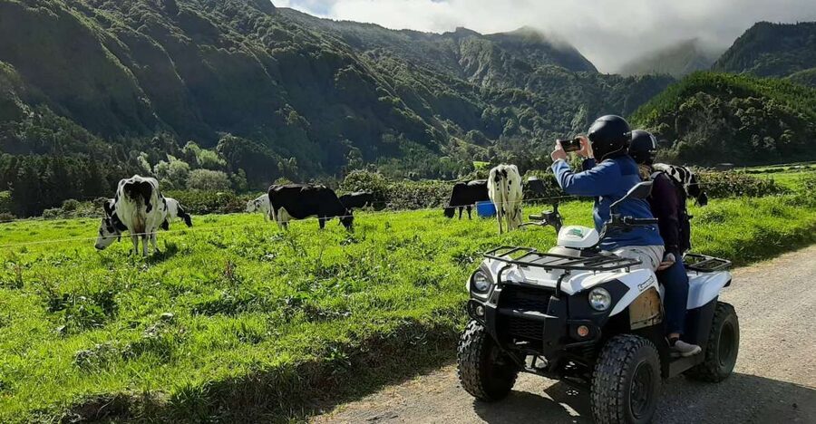 Sete Cidades: Half-Day ATV Quad Tour - Pico da Cruz: a short stop with a big view