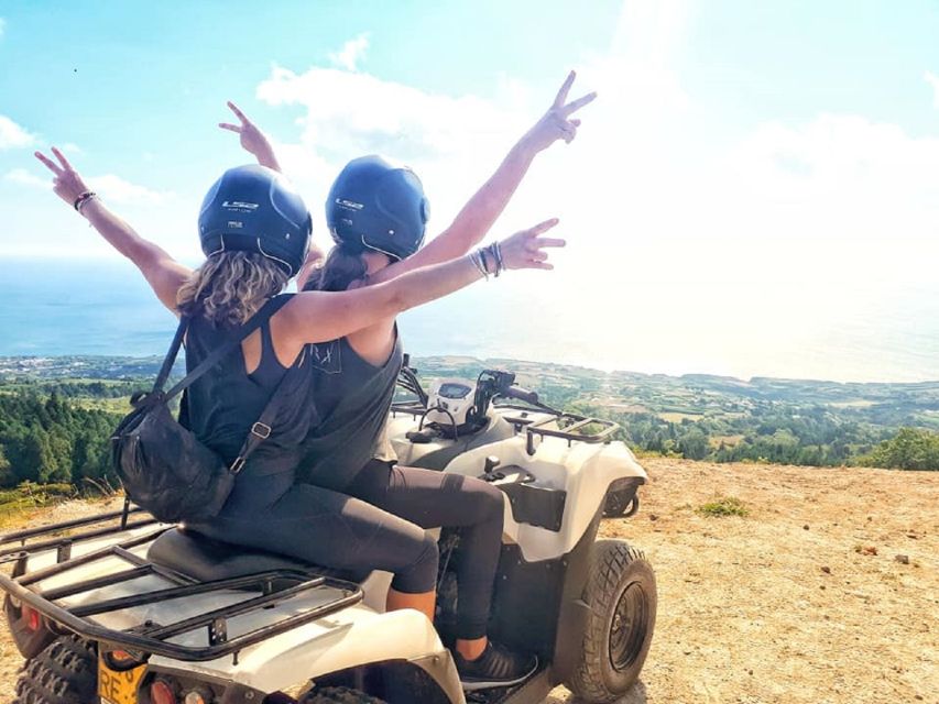 Sete Cidades: Half-Day ATV Quad Tour - Into Sete Cidades village for a real pause
