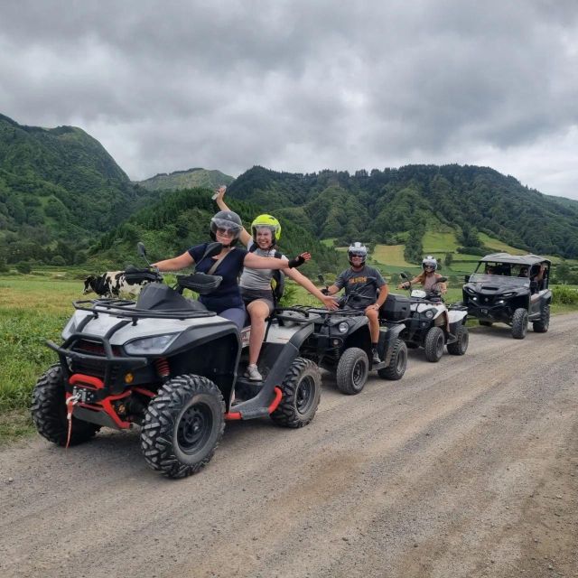Sete Cidades: Half-Day ATV Quad Tour - The return route through Ponte dos Rêgos and São Vicente Ferreira