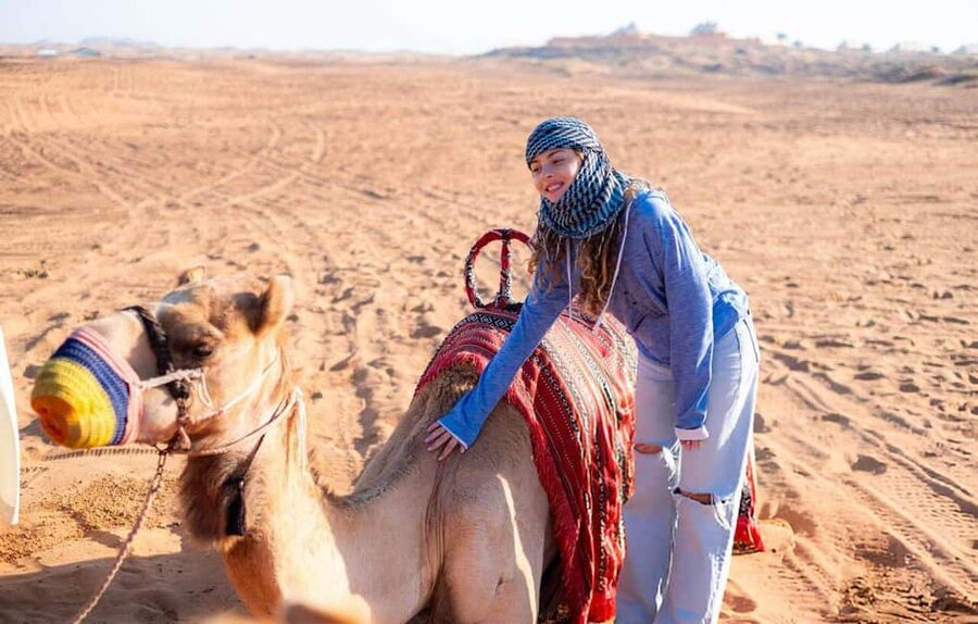 Sharm El Sheikh: ATV Dunes & Waves Adventure with Lunch - Camel riding and sandboarding at the Bedouin village