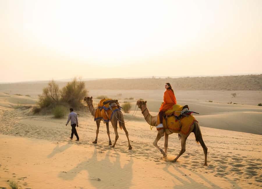 Sharm El Sheikh: ATV Dunes & Waves Adventure with Lunch - Parasailing above the Red Sea