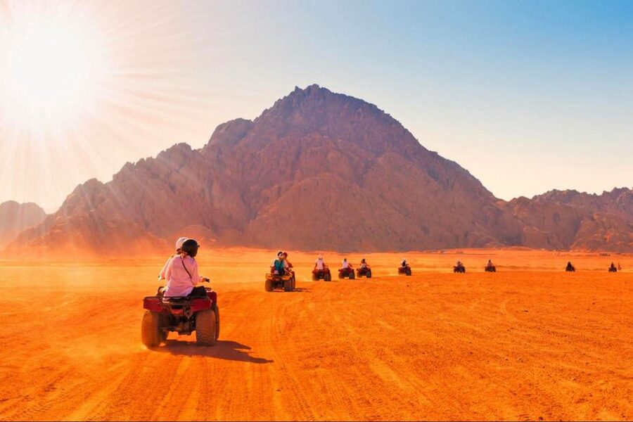 Sharm El-Sheikh: Parasailing, Camel Ride, Dive & Quad Bike - Banana boat and tube rides over the waves