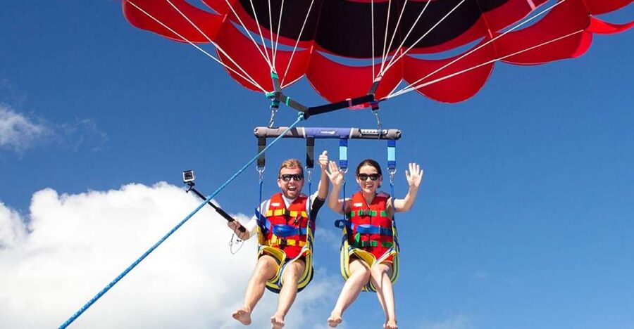 Sharm El-Sheikh: Parasailing, Camel Ride, Dive & Quad Bike - Hotel pickup and the start of the day