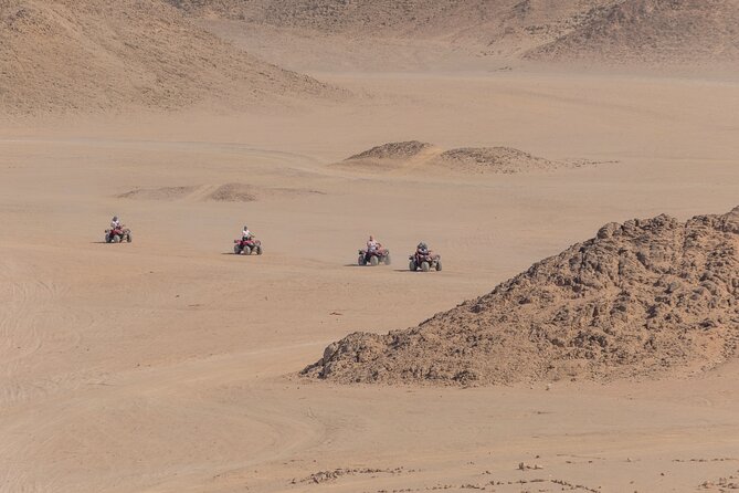Sharm: Quad Bike or Car Buggy, Camel ride & optional VIP Bedouin Dinner & Show - Photos, scarves, and other extra charges