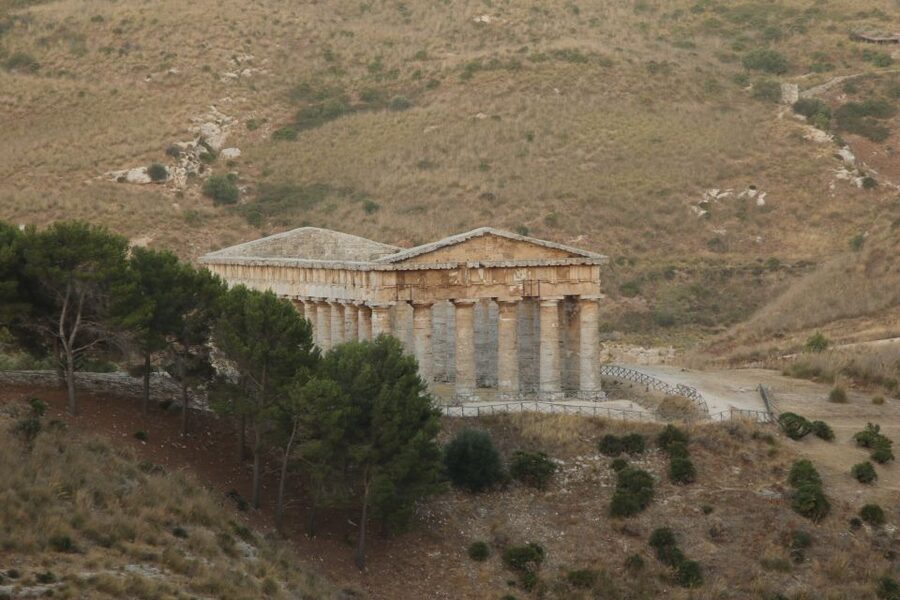 Sicily: Off-Road ATV Buggy Tour - The panoramic view of the Temple of Segesta