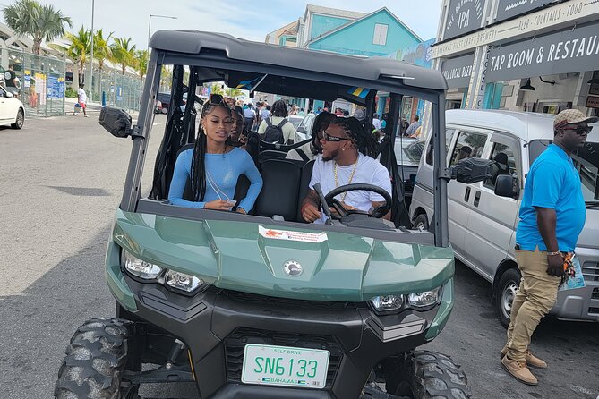 Side By Side Beach Buggy Rentals in Nassau Bahamas - Arawak Cay and the Fish Fry