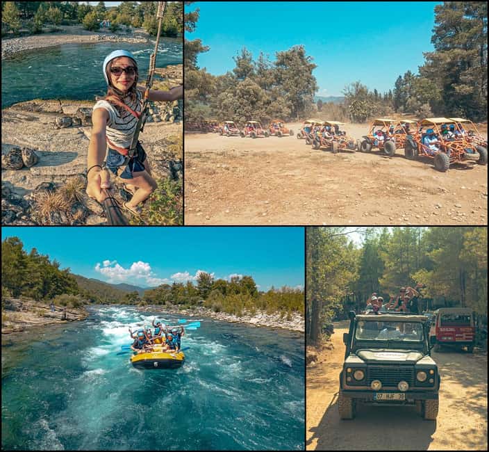 Side: Outdoor Adventure: Rafting, Jeep & Quad w/Lunch - The Monster Jeep Safari in the Taurus Mountains