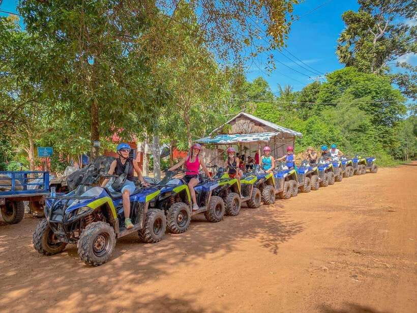 Siem Reap: Countryside Khmer village Tour by Quad Bike & ATV - How much riding you actually get