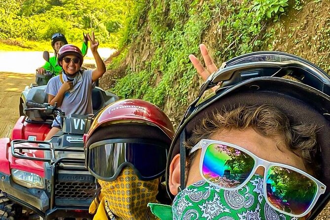 Sierra Madre ATV Adventure from Puerto Vallarta - Eating beside the river