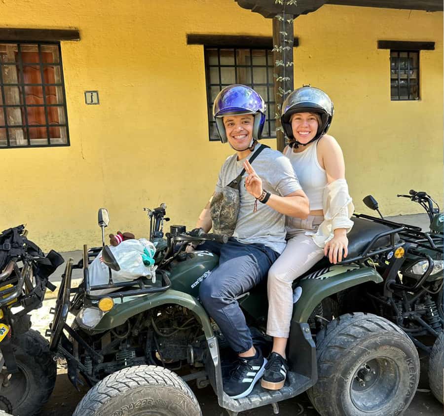 Sky high ATV adventure - El Hato Mountain: a slower stop with local food
