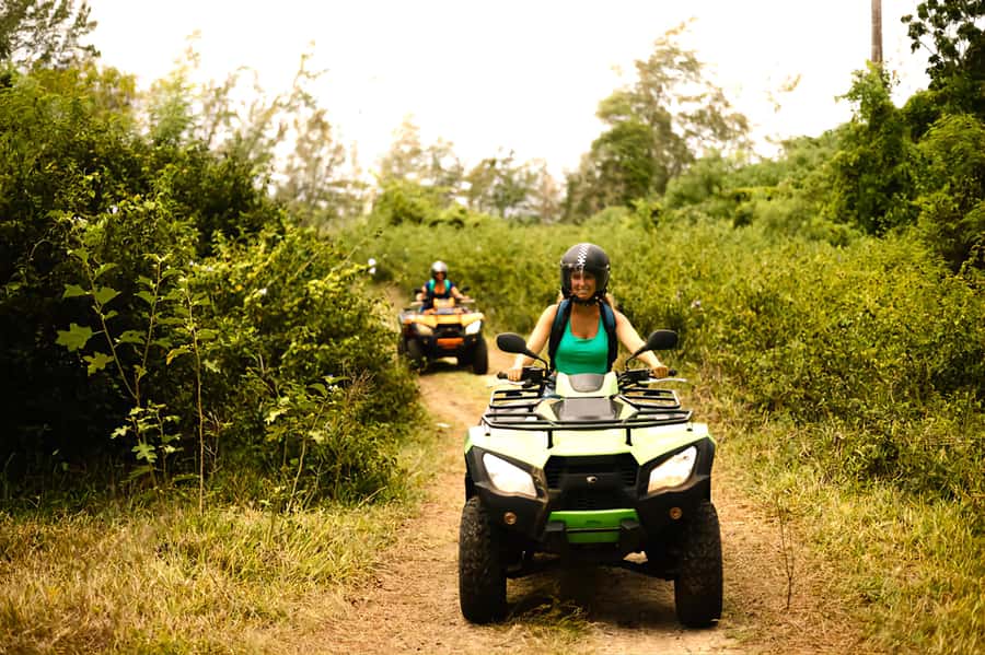 South Of Mauritius Quadbike and Snorkeling Blue Bay - Shower and pool time at the finish