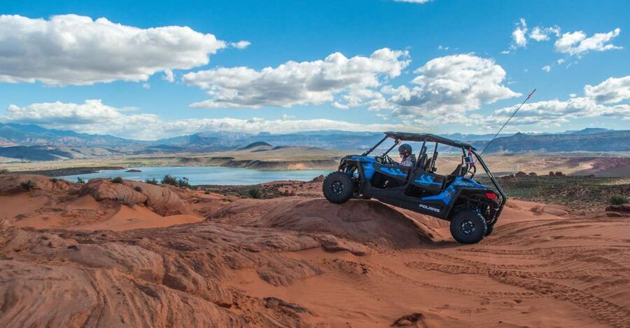 St. George: Sunset ATV Adventure near Zion National Park - Getting comfortable before the ride begins