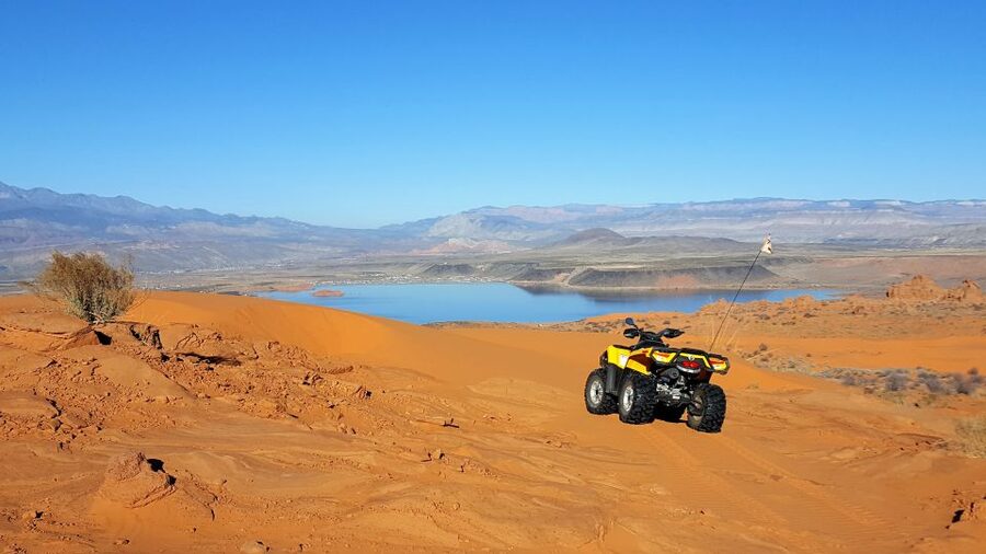 St. George: Sunset ATV Adventure near Zion National Park - The box canyon adds a story to the scenery
