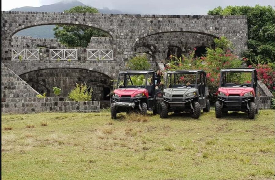 St. Kitts:Countryside Dune Buggy Tour - From Basseterre to the ATV base