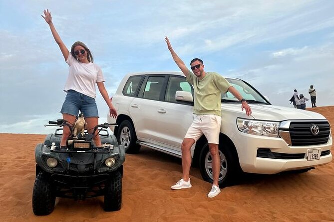 Sunset Desert Safari Quad bike Camel ride Sand Board & BBQ Dinner - BBQ dinner with vegetarian choices