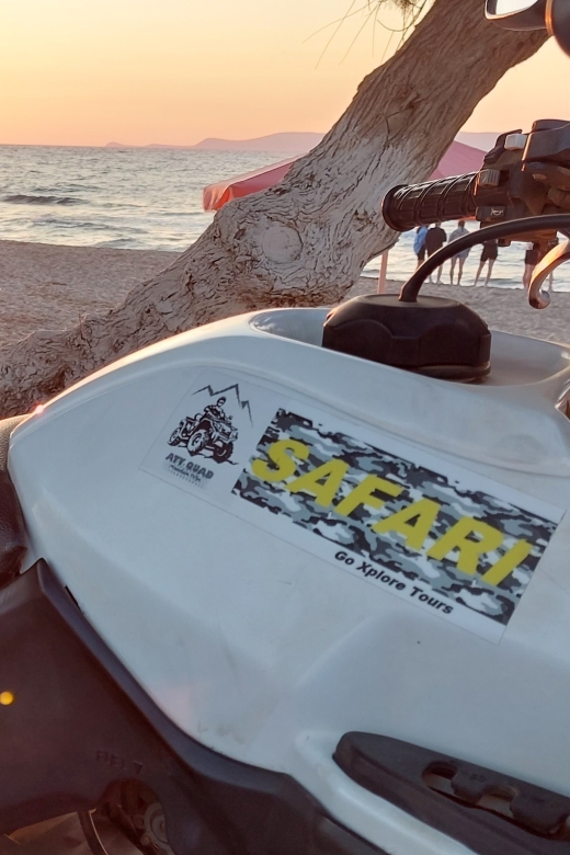 Sunset Quad Safari Tour in Crete - Learning the quad before the mountain roads