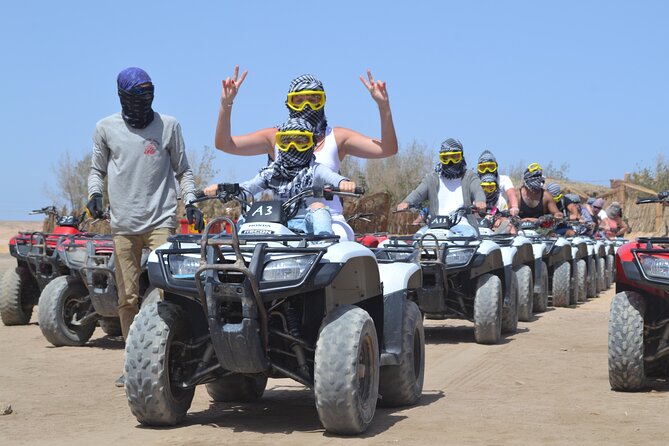 Super Safari ATV, Drive Buggy Car, Camel Ride, Bedouin Dinner, Show-Hurghada - ATV riding across the desert