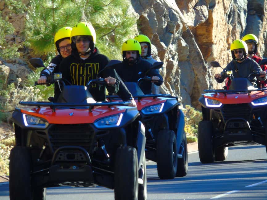 Tenerife: Guided Quad Bike Tour to Teide National Park - The return ride and Tenerife sunset