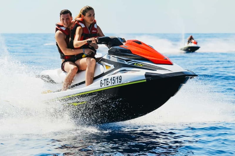 Tenerife: Jet Ski Tour with Optional Quad Trip - The first minutes on the water