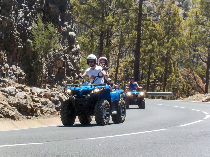 Tenerife: Quad Adventure Tour in Teide National Park - Pine forests, clouds, and colder air