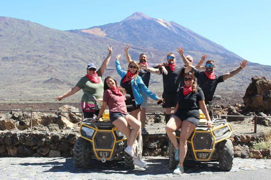 Tenerife: QUAD excursion TEIDE volcano - Riding toward Vilaflor and Pino Gordo