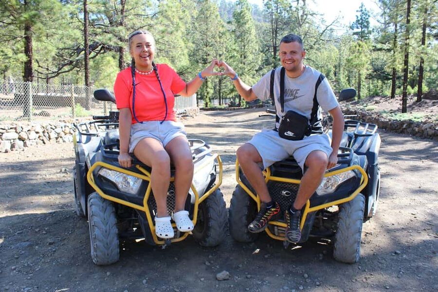 Tenerife: QUAD excursion TEIDE volcano - Sharing a quad and choosing your place