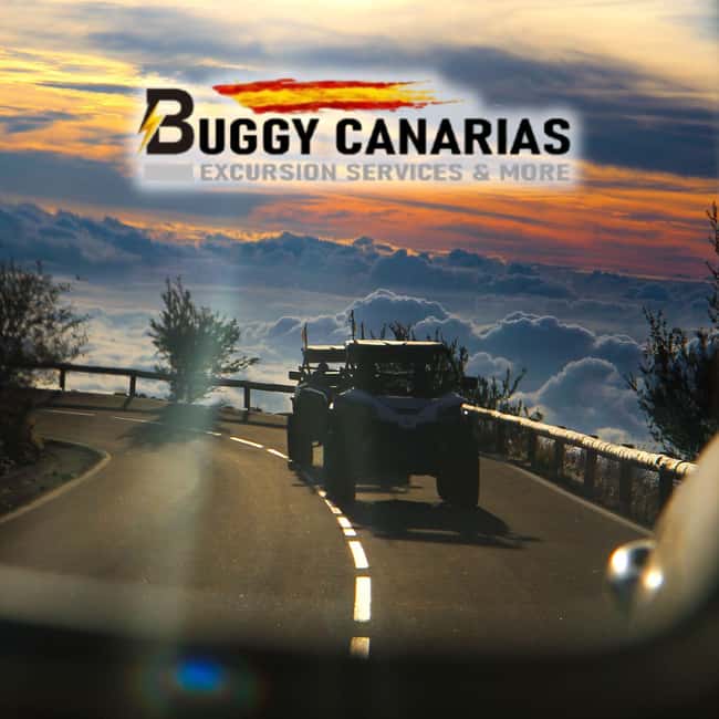 Tenerife: Sunset - 3H Buggy tour of Teide - Driving toward Vilaflor