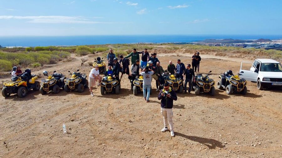 Tenerife: Teide Volcano Sunset Quad Bike Tour with Drinks - Sunset above the Atlantic Ocean