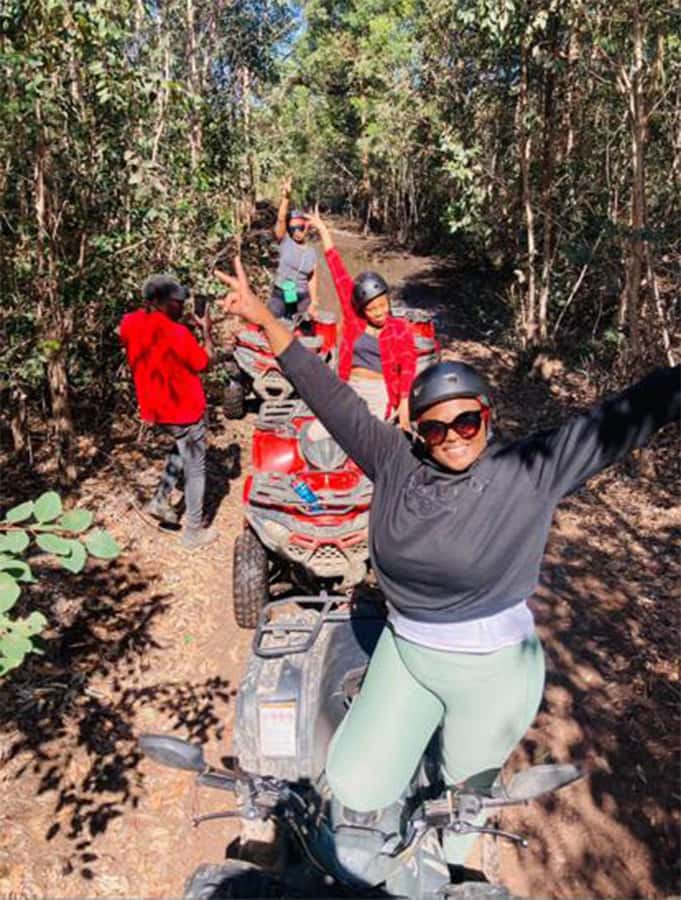 THE CRAGS PLETTENBERG BAY: QUAD BIKE FUN RIDE - Taking on the 45-minute technical course