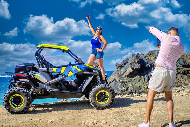 ThrillSeekers: Aruba UTV Tour & Cliff Jump at Natural Pool - Starting at ABC Tours with a safety briefing