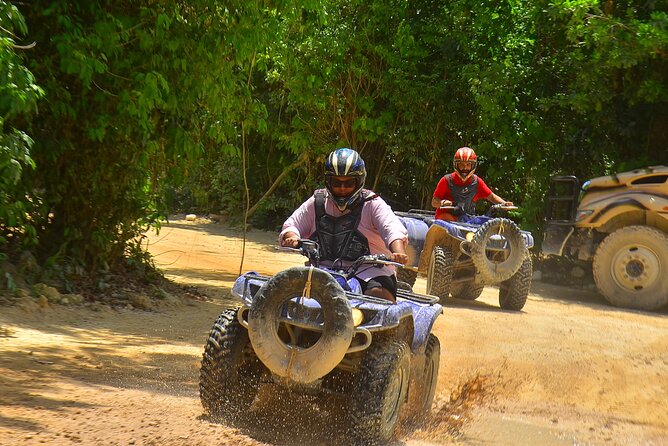 Top ATV's in Mexico includes Cenote, Ziplines, snack & transport. - The cenote stop: refreshing but not always what you picture