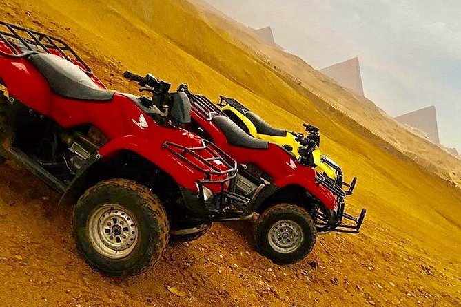 Top rated ATV quad bike at the Desert of Giza Pyramids - What the $18.20 experience actually offers