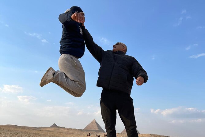Top rated ATV quad bike at the Desert of Giza Pyramids - The best part: pyramids from the sand