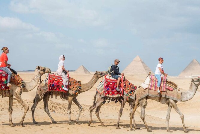 Top Tour Giza Pyramids ,Sphinx ,camel ride and ATV safari - Giza’s three pyramids: Khufu, Khafre, and Menkaure