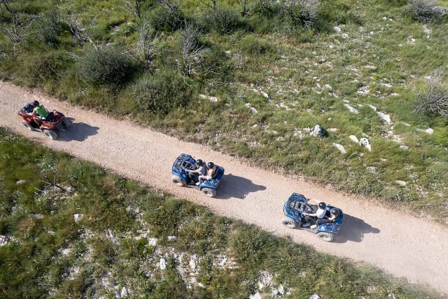 Trogir, Žedno: Čiovo Island 100% Off-Road Quad ATV Tour - Starting in Žedno, high above Trogir