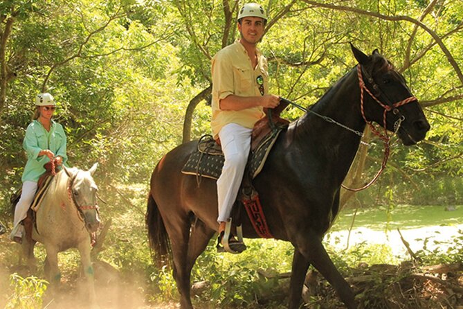 Tulum Jungle Horseback Ride + ATV + Ziplines + Cenote Combo Tour - Lunch, water, and hammock time