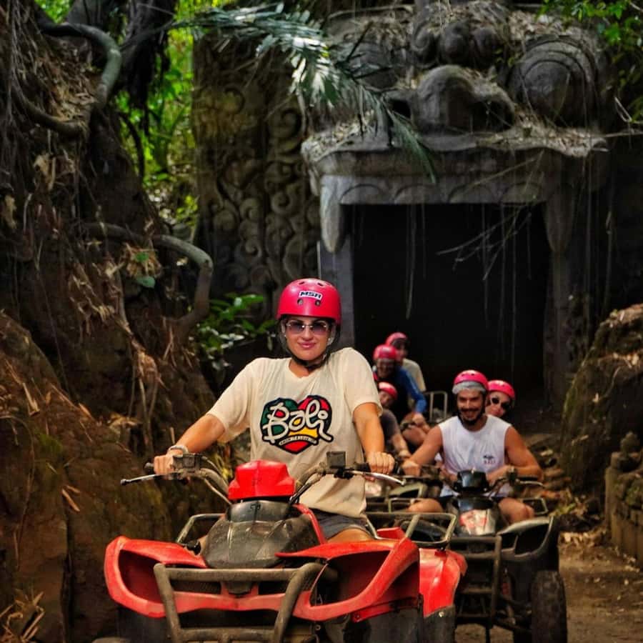Ubud: Quad ATV Waterfalls & Barong Caves - The 25-minute safety briefing comes first