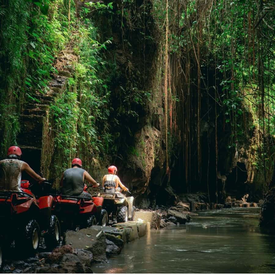 Ubud: Quad ATV Waterfalls & Barong Caves - The photo package: worth paying for?