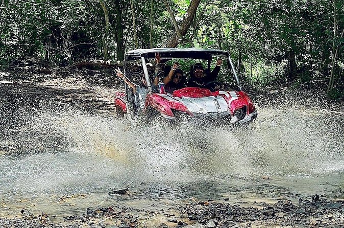 UTV adventure in Naguabo Puerto Rico 50 minutes trip 80 acres - Riding through mud, gravel, and small rivers