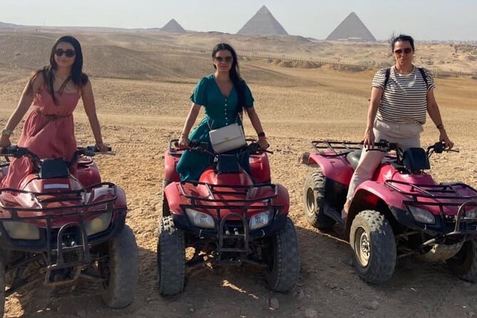 VIP Private GizaPyramids,Sphinx,Camel,QuadBike&Inside 3rd Pyramid - A four-hour introduction to Giza with wheels and hooves