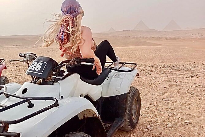 VIP Private Tour Giza Pyramids ,Sphinx , Quad Ride, Camel Ride - A guide who stays with you